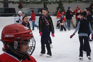 Wrigley rink fun